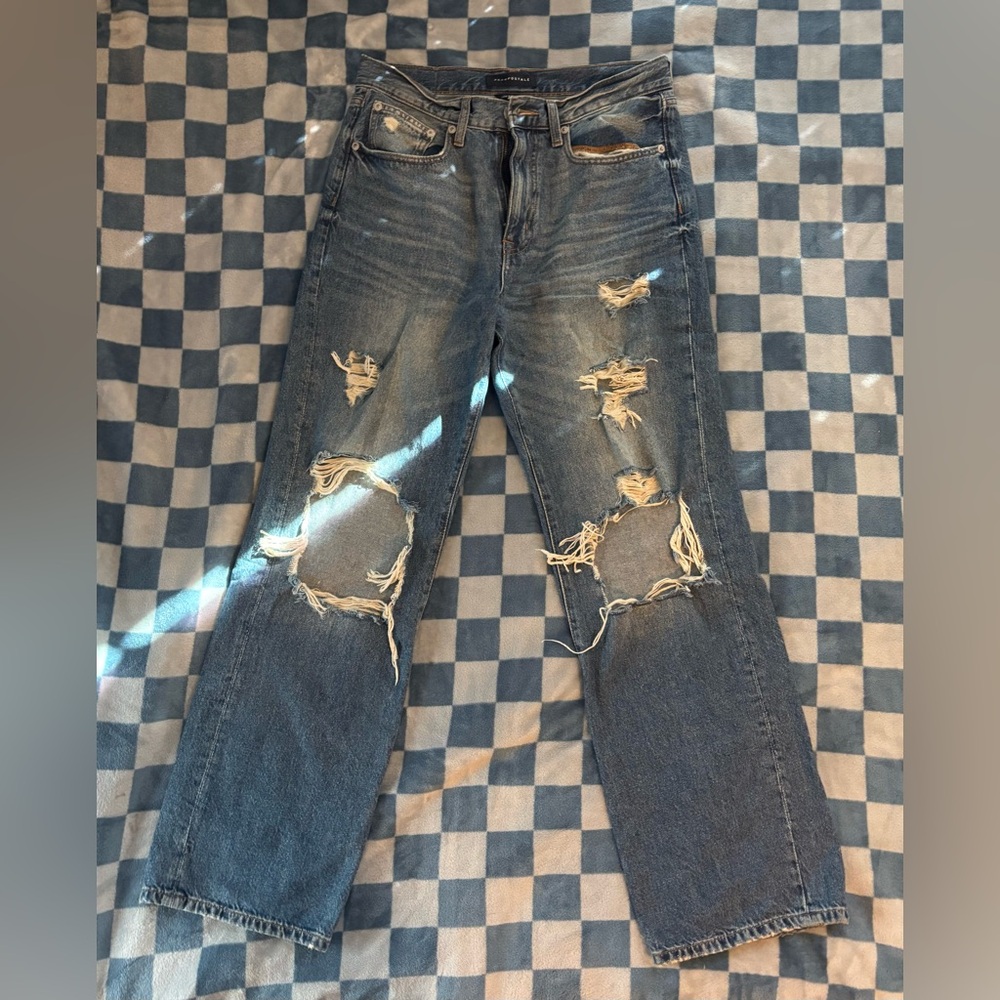 Aeropostale distressed blue jeans